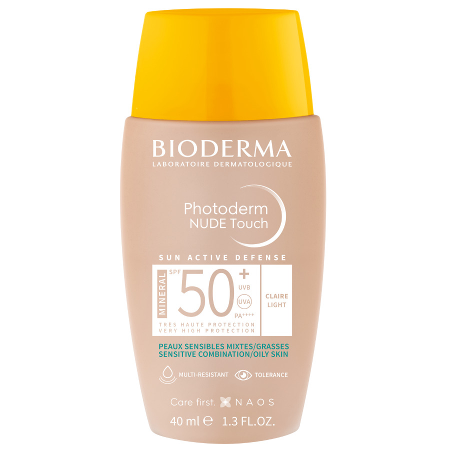 Imagen de Bloqueador bioderma nude touch fps 50 tono claro 40ml
