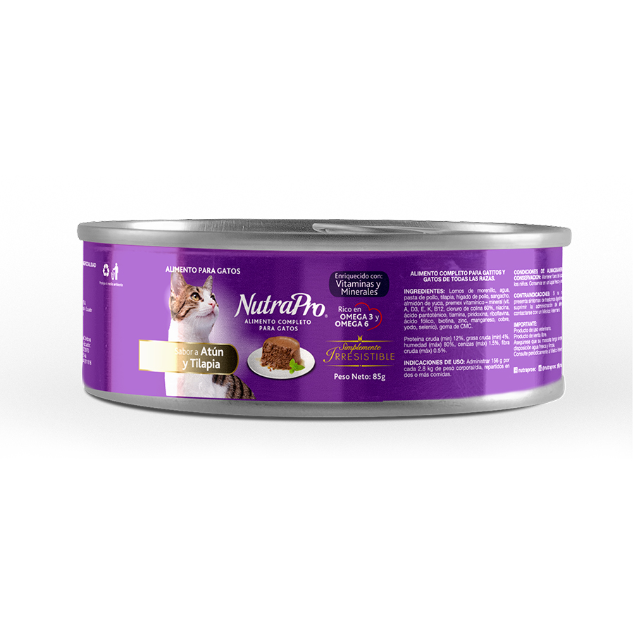 Imagen de Alimento para gatos nutrapro pescado 85 g