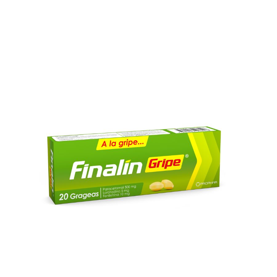 Imagen de Finalin 500 Mg 10 Mg Mg Grageas 20