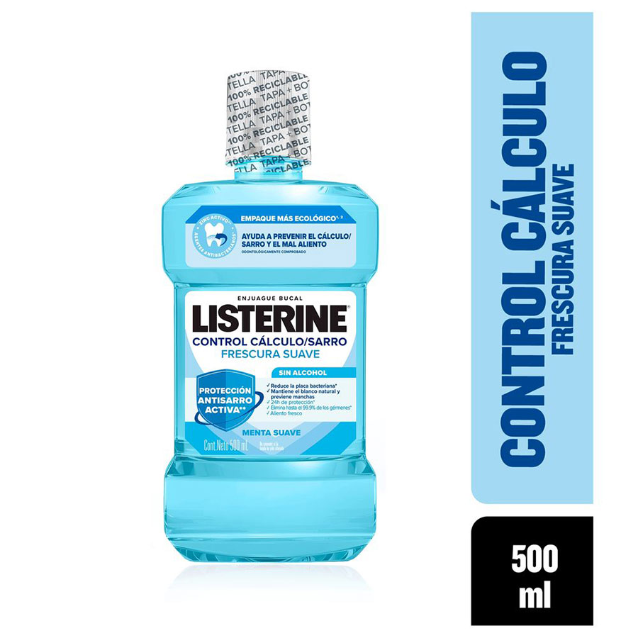 Imagen de Enjua bucal listerine c-ca zerx500m