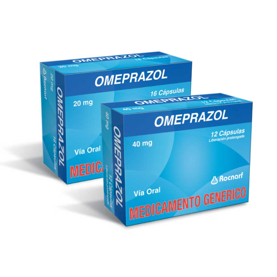 Imagen de  OMEPRAZOL 20 mg ROCNARF x 24 Cápsulas