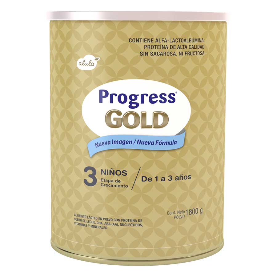 Imagen de  Fórmula Infantil PROGRESS Gold 3 Alula 1800 g