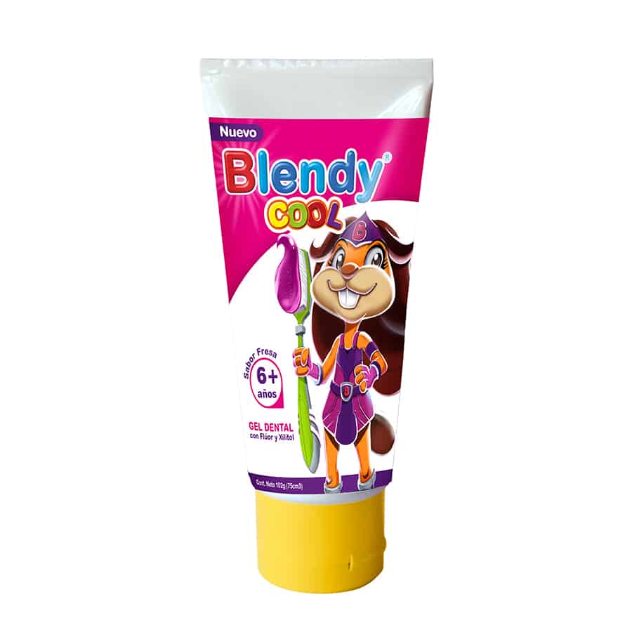 Imagen de Crema dental blendy cool 6+ fresa 75 cc