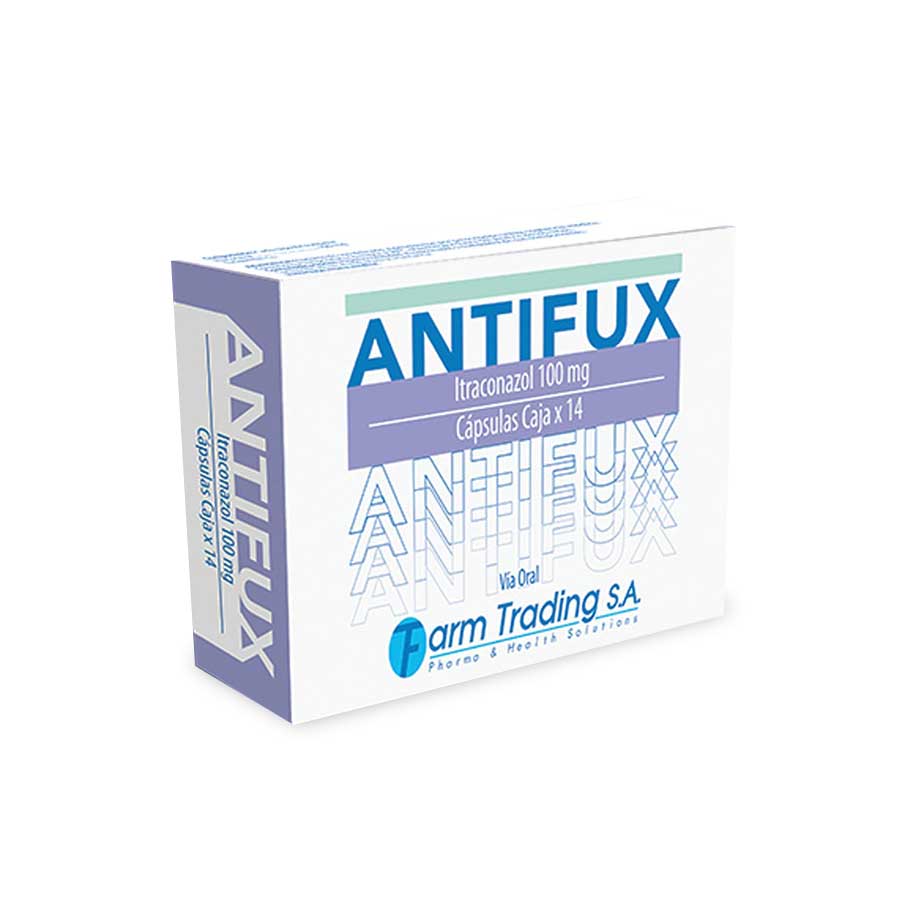 Imagen para  ANTIFUX 100 mg FARMTRADING x 14 Cápsulas                                                                                       de Pharmacys