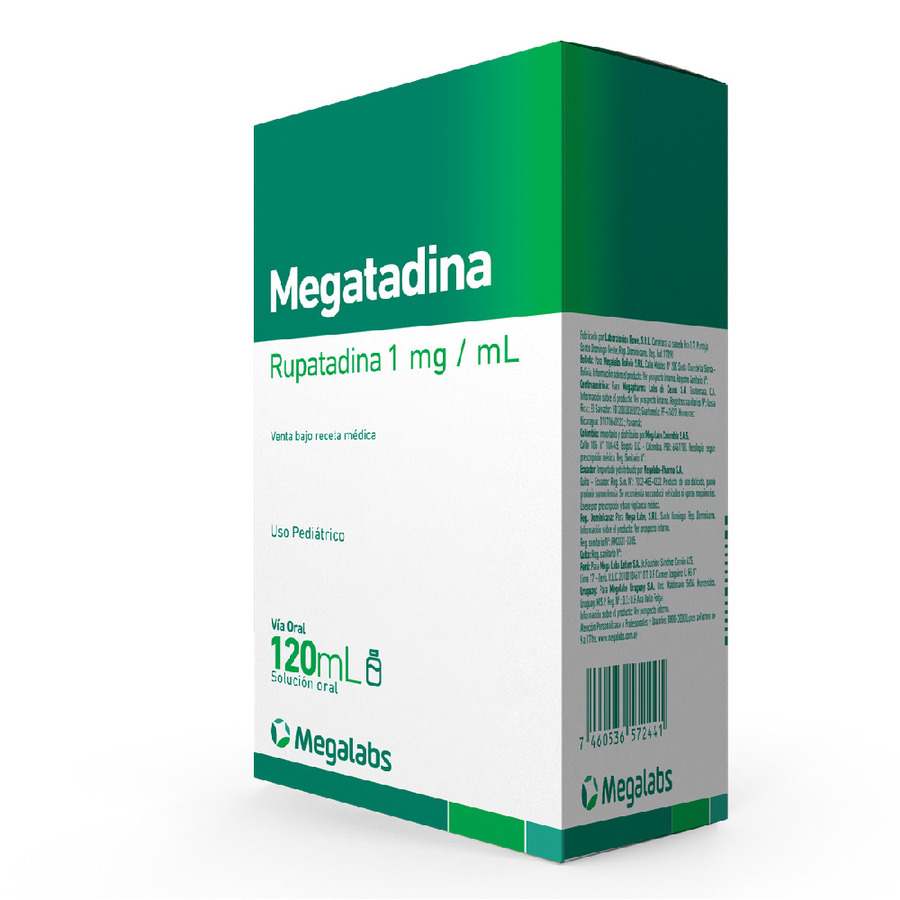 Imagen de  MEGATADINA MEGALABS MEGATADINA SOL-ORALx1MG/MLx120ML