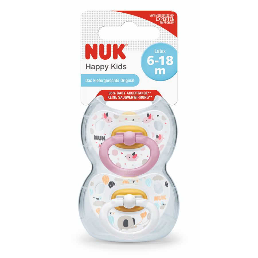 Imagen de Entretenedor nuk happy kids 6 a 18 meses 2 unidades