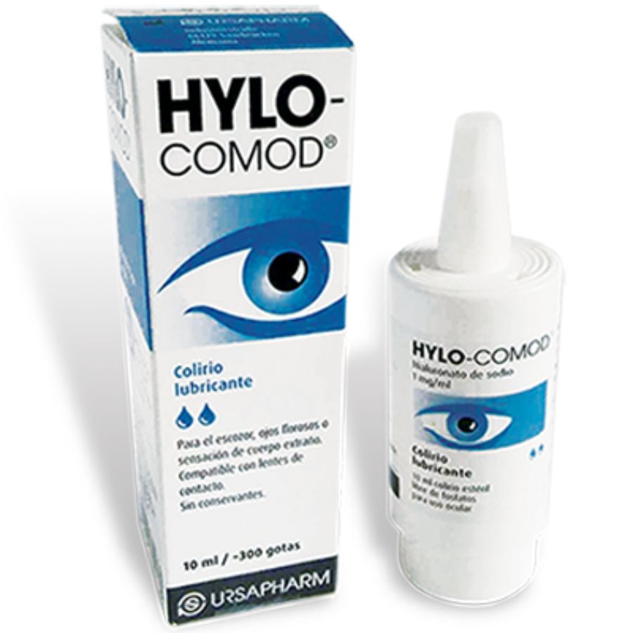 Imagen de Lubricante oftálmico hylo comod en gotas 10 ml
