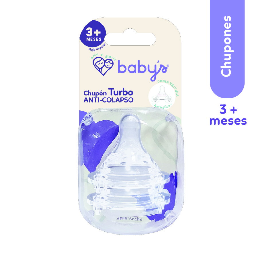Imagen de Chupón babys silic cue-an flu-reg x 2