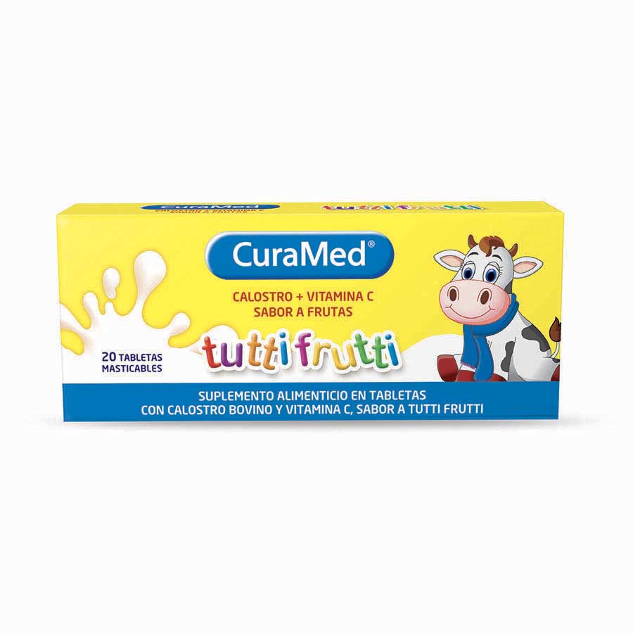 Imagen de Curamed 65 mg x 30 mg x 2,7 mg tableta masticable x 20