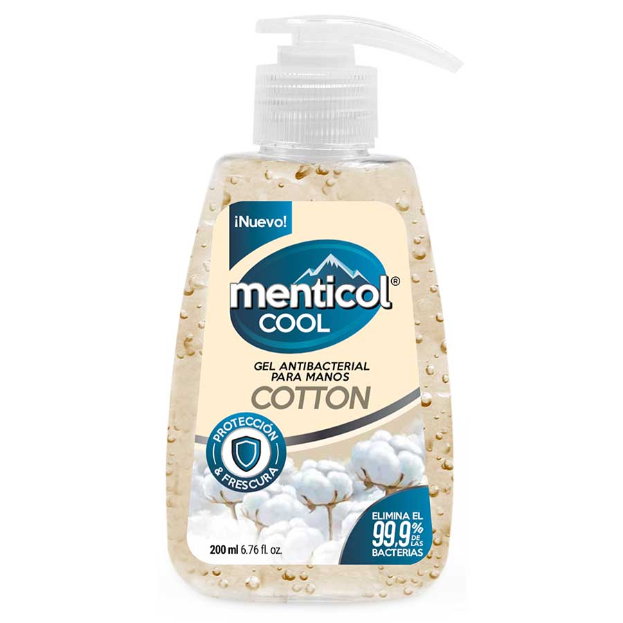 Imagen de Antibacterial menticol cool gel 200 ml
