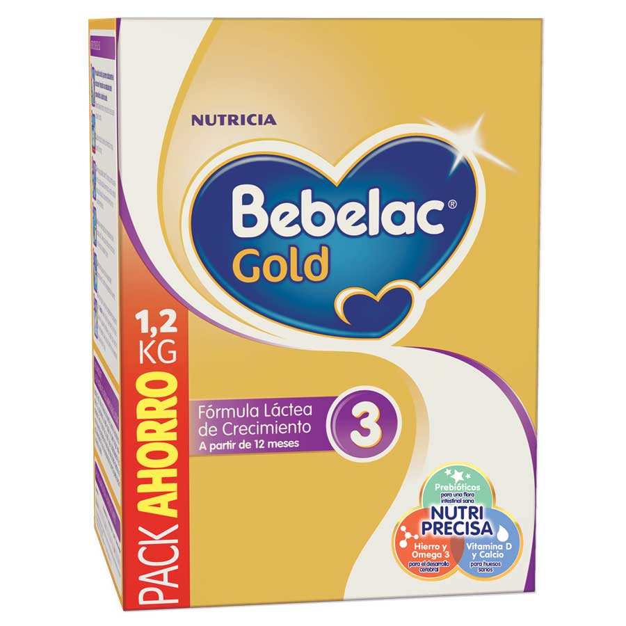 Imagen de Fórmula infantil bebelac gold 3 en polvo 1200 g