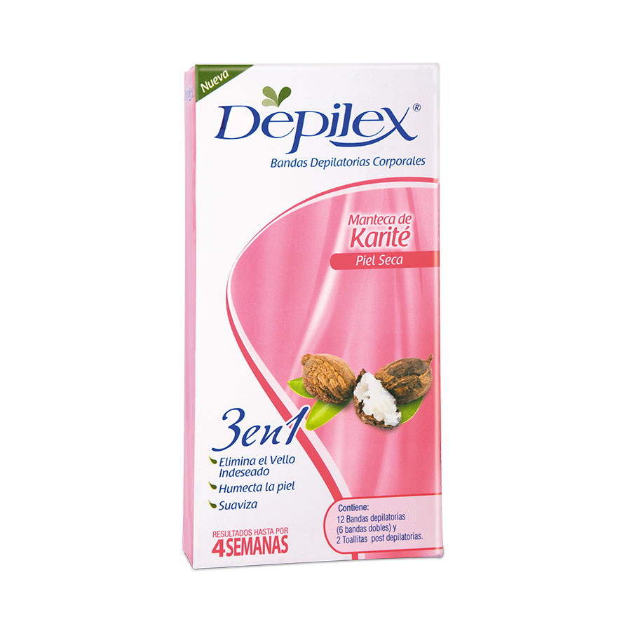 Imagen de  Banda Depiladora DEPILEX Corporal Todo Tipo de Piel 102936 12 unidades