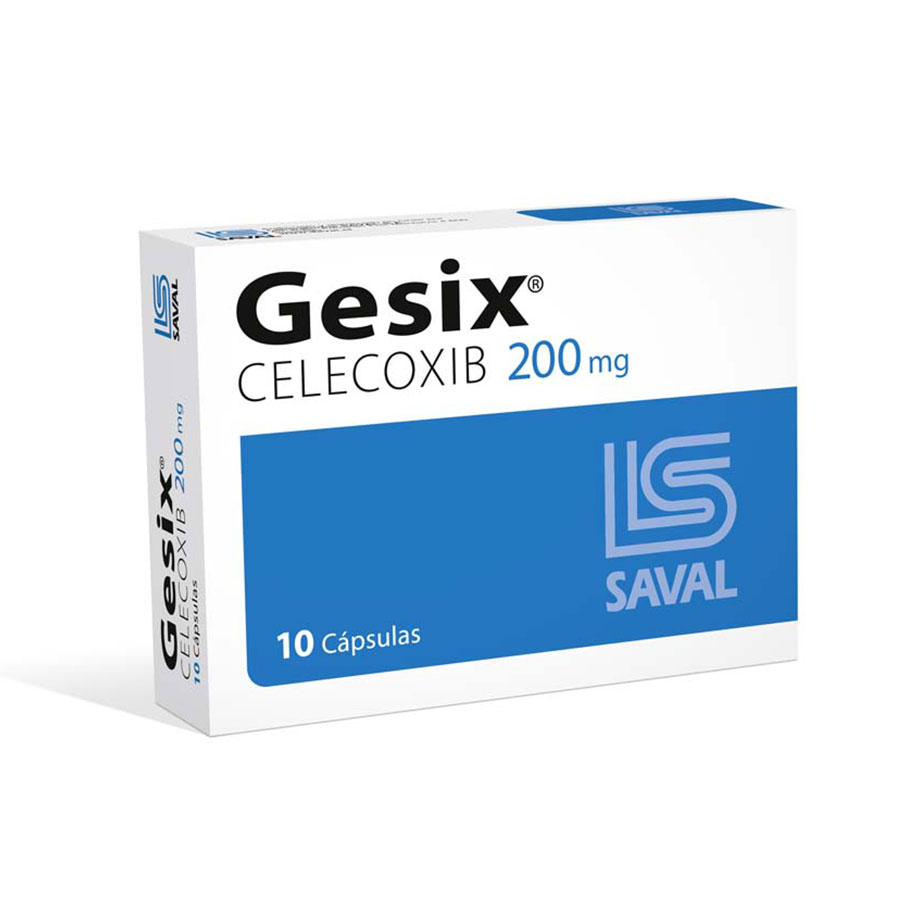 Imagen de  GESIX 200 mg ECUAQUIMICA x 10 Cápsulas
