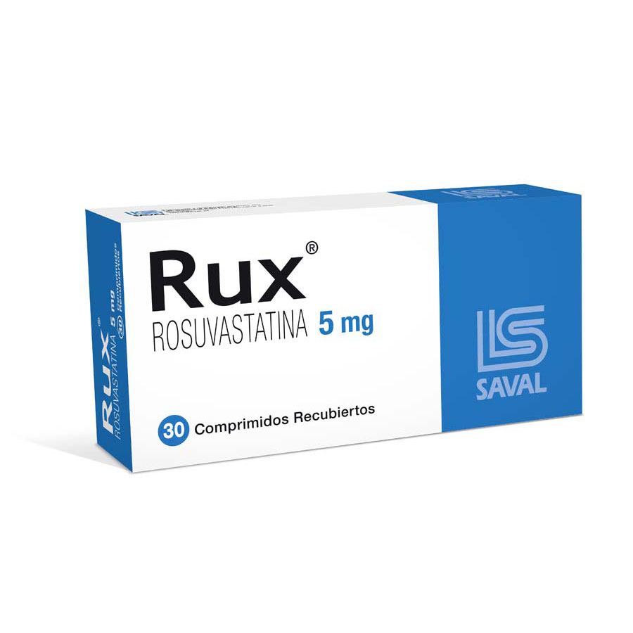 Imagen para  RUX 5 mg ECUAQUIMICA x 30 Comprimido Recubierto                                                                                 de Pharmacys