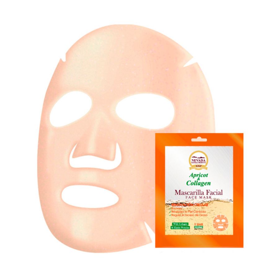 Imagen de Mascarilla facial nevada natural products colágeno apricot 60 g