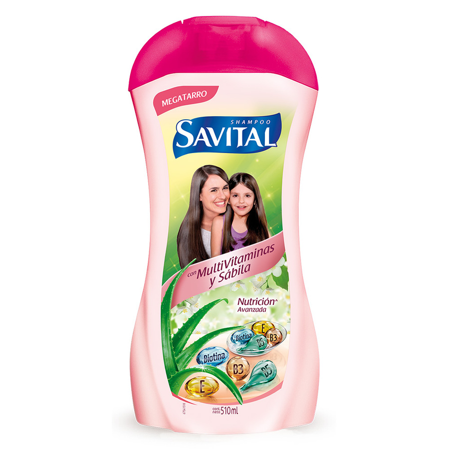 Imagen de Shampoo savital multivitaminas-sábila 550 ml