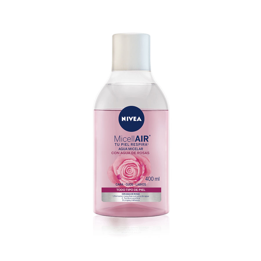 Imagen de  Desmaquillante NIVEA MicellAIR Agua de Rosas 103362 400 ml