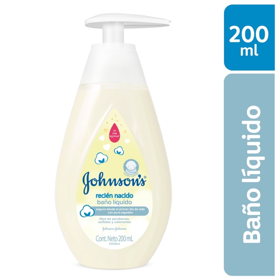 Imagen de Jabón líquido johnson's recién nacido 200 ml