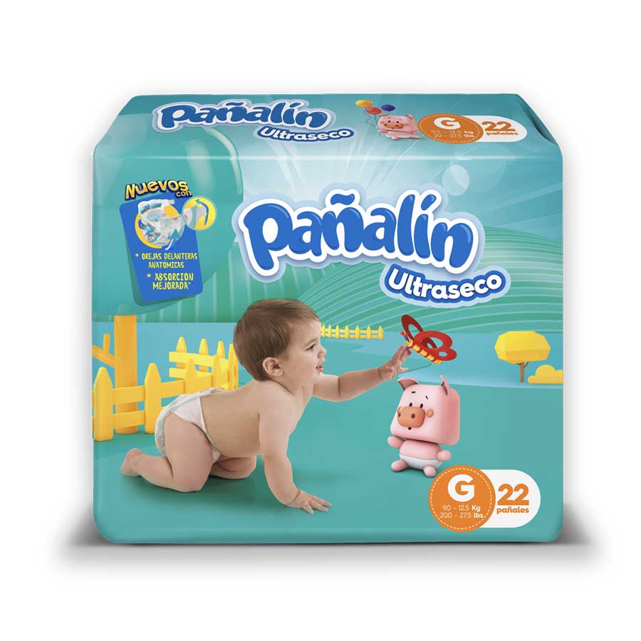 Imagen de Pañal pañalin ultra seco large 22 unidades