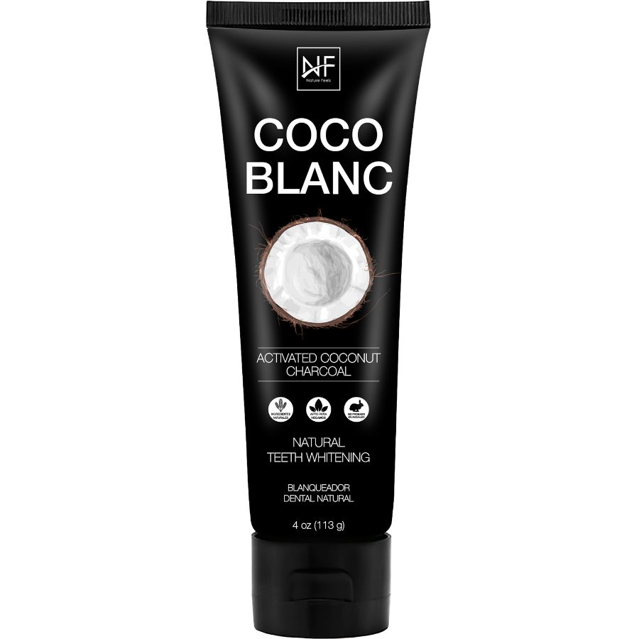 Imagen de Crema dental blanqueadora nature feels coco blanc feels menta 113 g