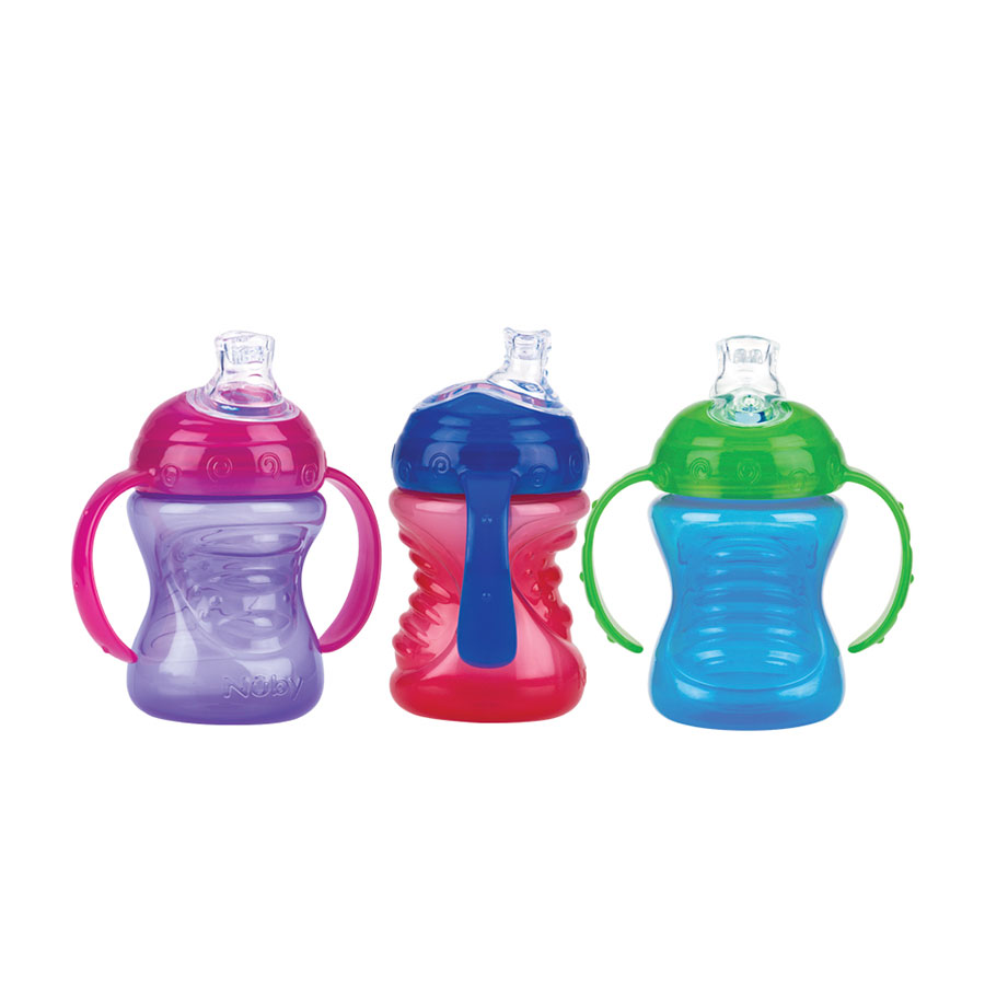 Imagen de Taza infantil nuby boquilla silicón 8 oz