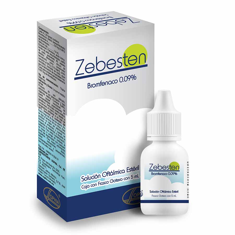 Imagen de  ZEBESTEN 0,9 mg SOPHIA Solución Oftálmica