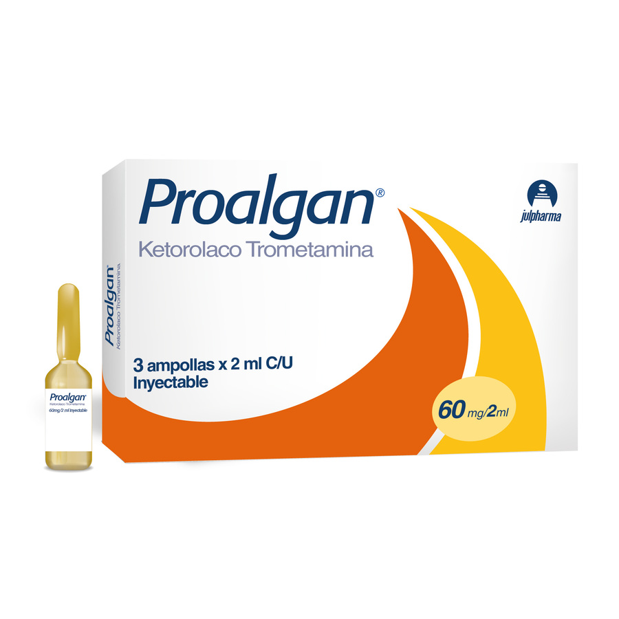 Imagen de  PROALGAN 60 mg DYVENPRO x 3 Solución Inyectable