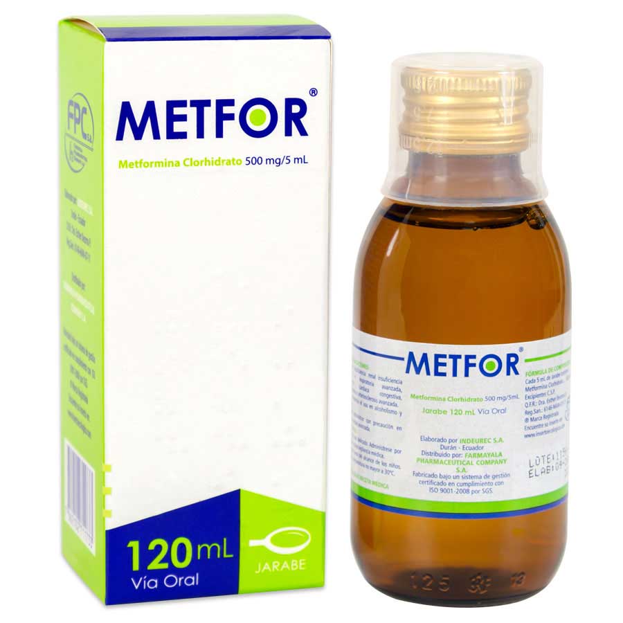 Imagen de Metfor 500mg farmayala - farmayala jarabe