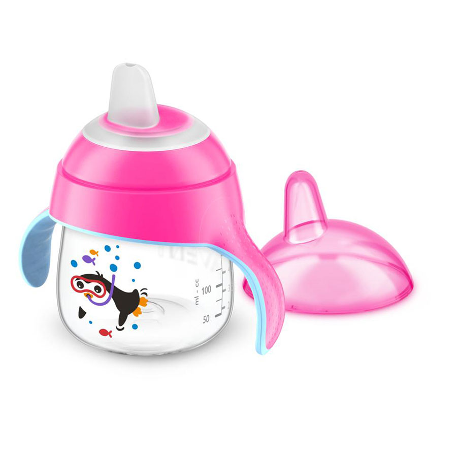 Imagen de  Vaso Infantil AVENT Soft Spout Rosa 103866