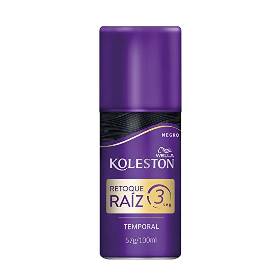Imagen de Retoque de raíz koleston retoque de raíz spray negro 100 ml