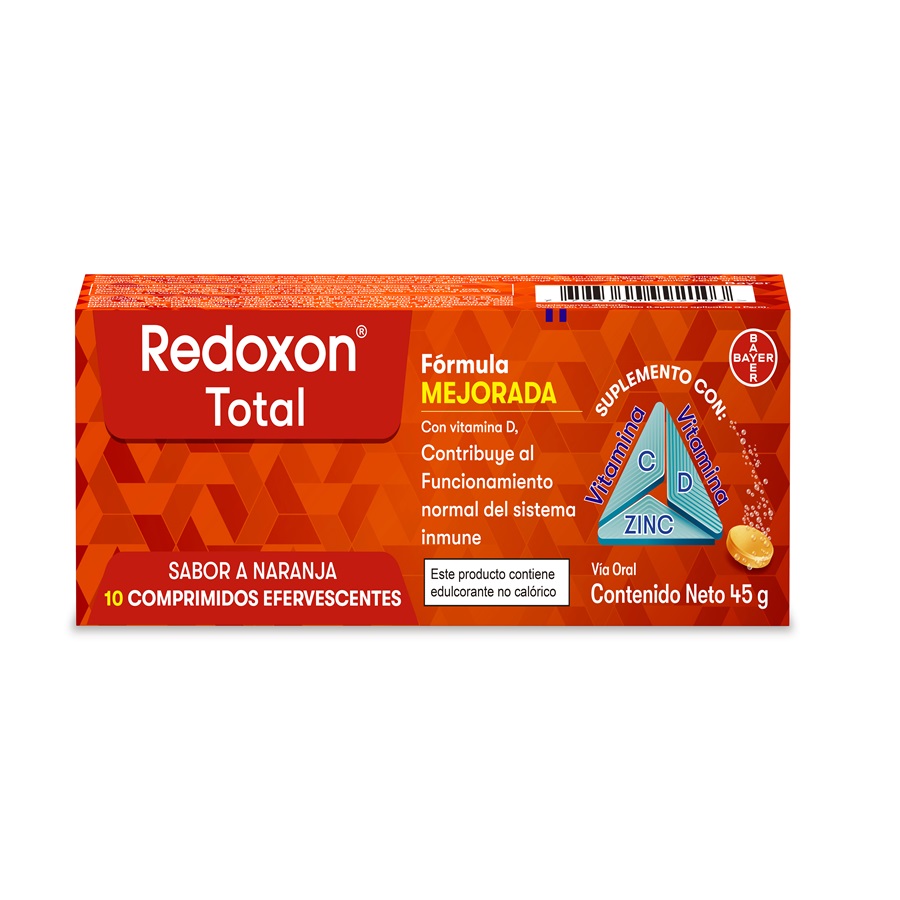 Imagen de Redoxon total comprimido efervescente x 10