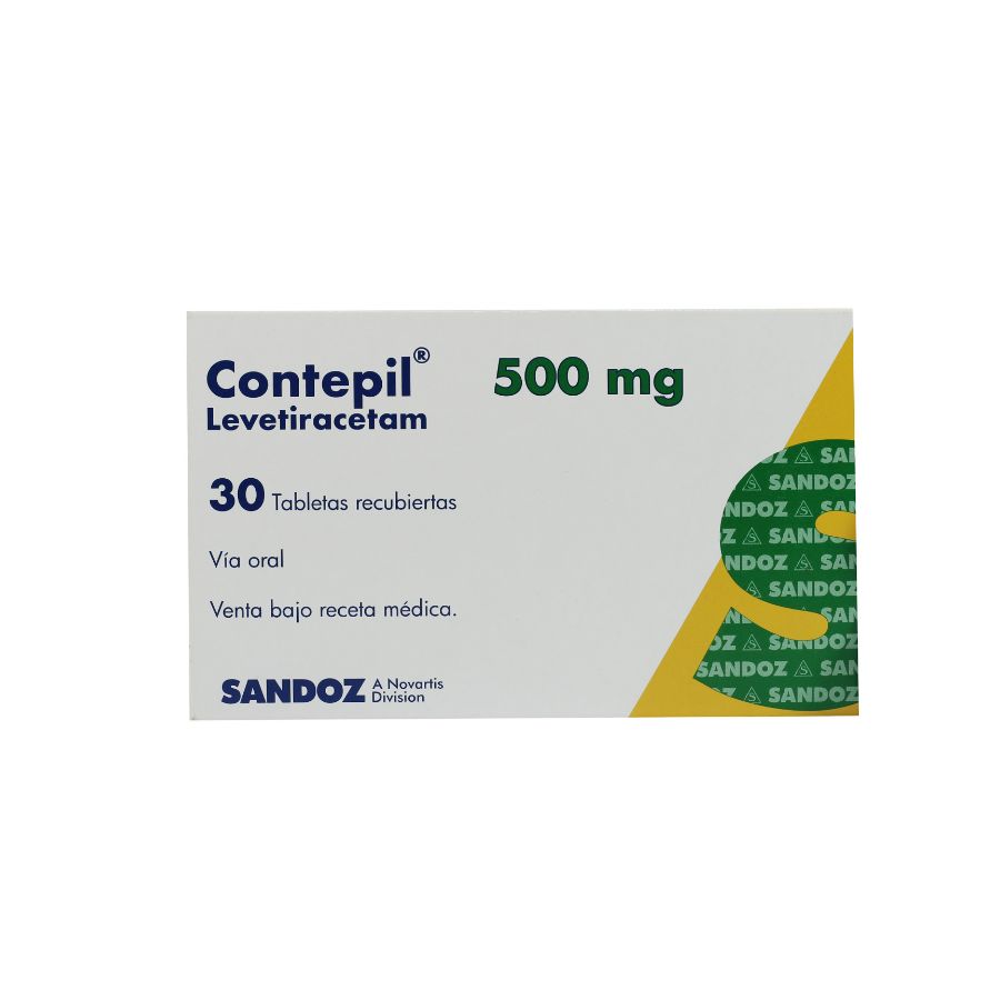 Imagen de  CONTEPIL 500 mg DYVENPRO x 30 Tableta Recubierta