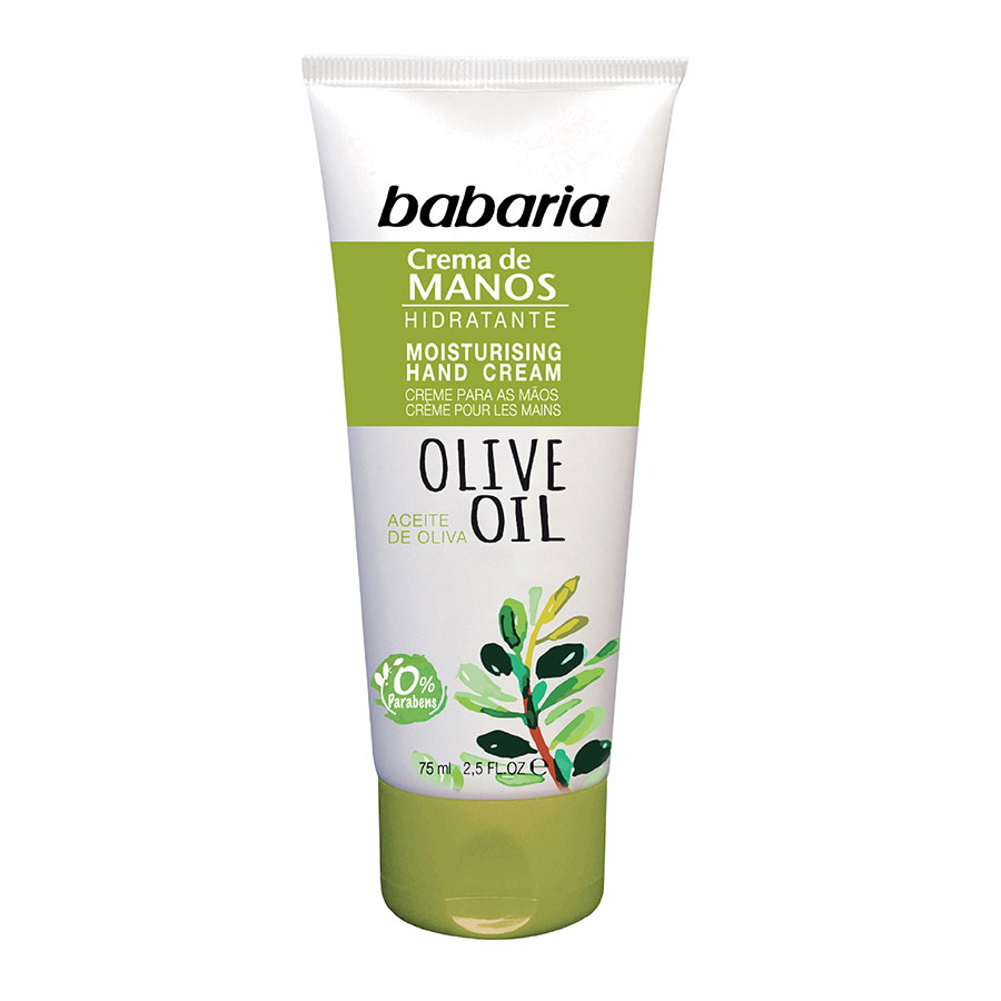 Imagen de  Crema de Manos BABARIA Con Aceite de Oliva 104027 75 ml