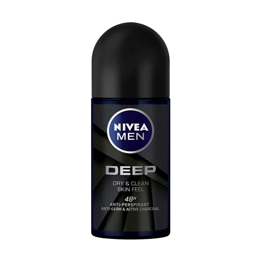 Imagen de  Desodorante NIVEA Black Carbón Roll-On 104063 50 ml