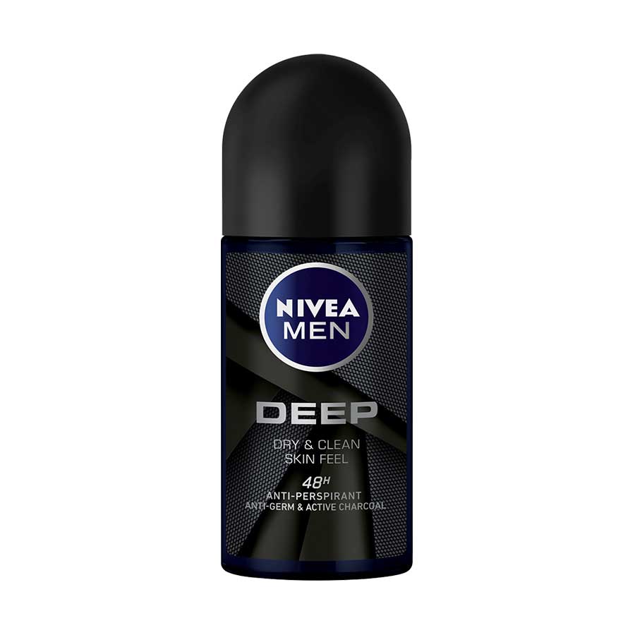 Imagen de Desodorante nivea black carbón roll-on 50 ml