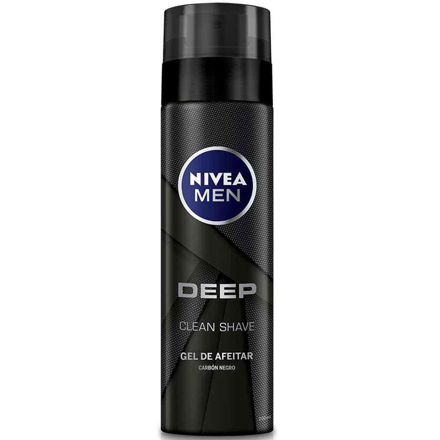 Imagen de  Gel de Afeitar NIVEA Deep con Carbón Negro 104064 200 ml