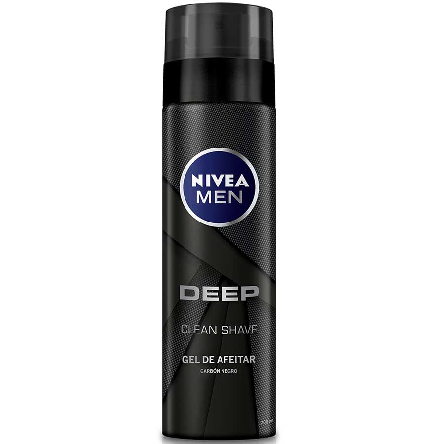 Imagen de Gel de afeitar nivea deep con carbón negro 200 ml