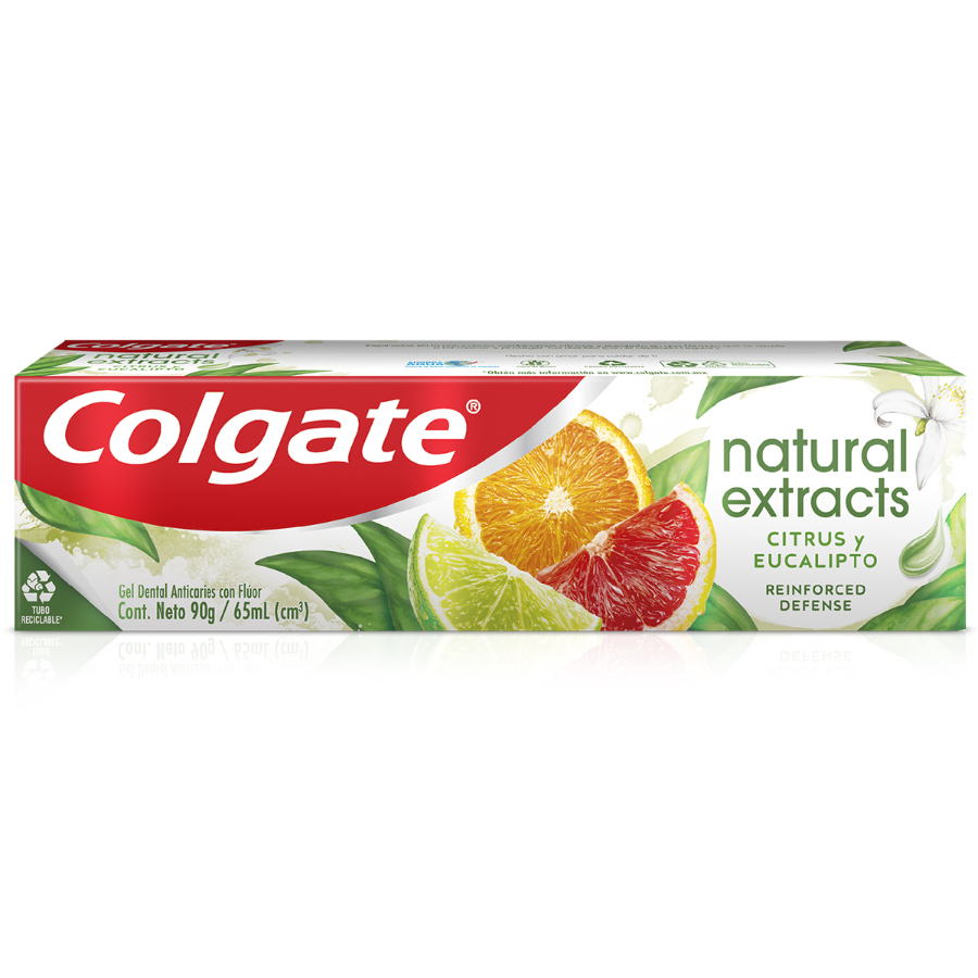Imagen de Crema dental colgate natural extracts reinforced defense 90 g