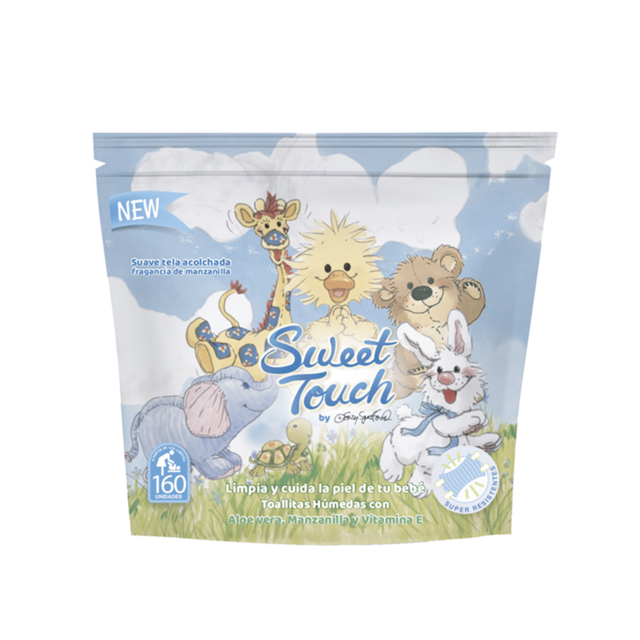 Imagen de Toallita húmeda sweet touch x 160