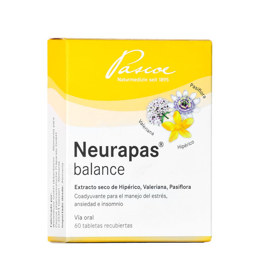 Imagen de Neurapas balance tabletas recubiertas x 60