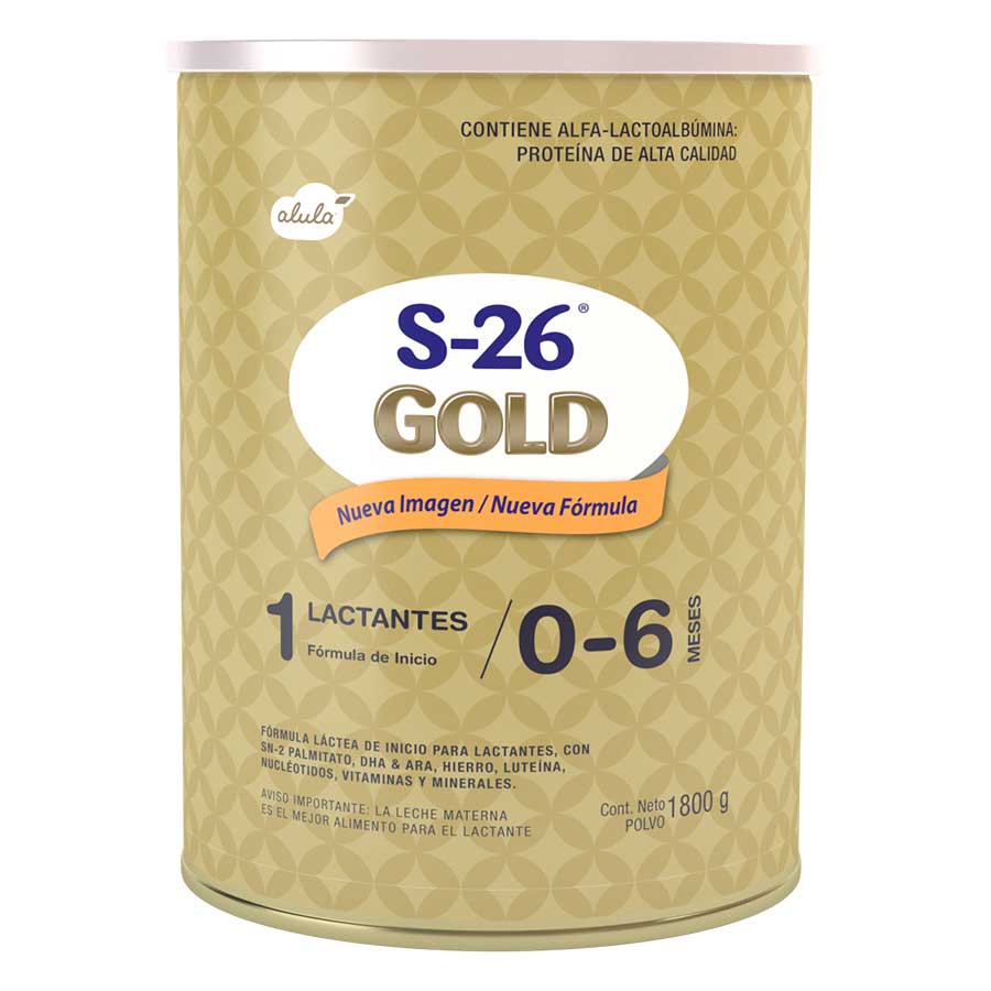 Imagen de Fórmula infantil s-26 gold 1 alula lata 1800 g