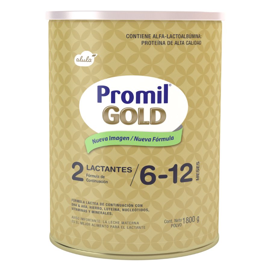 Imagen de Fórmula infantil promil gold gold 2 alula lata 1800 g