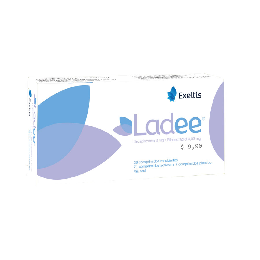 Imagen de Ladee 3/0.03mg exeltisfarma comprimido recubierto