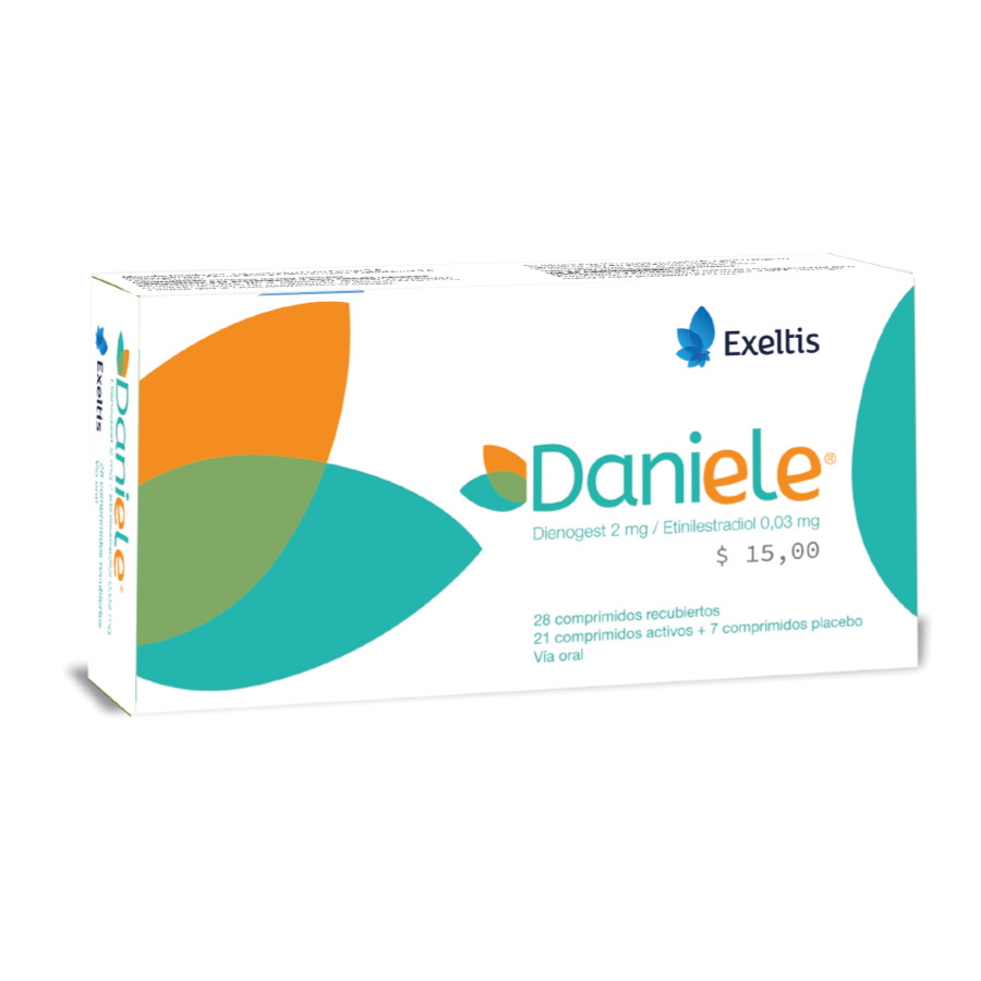 Imagen de Daniele 2/0.03mg exeltisfarma comprimido recubierto