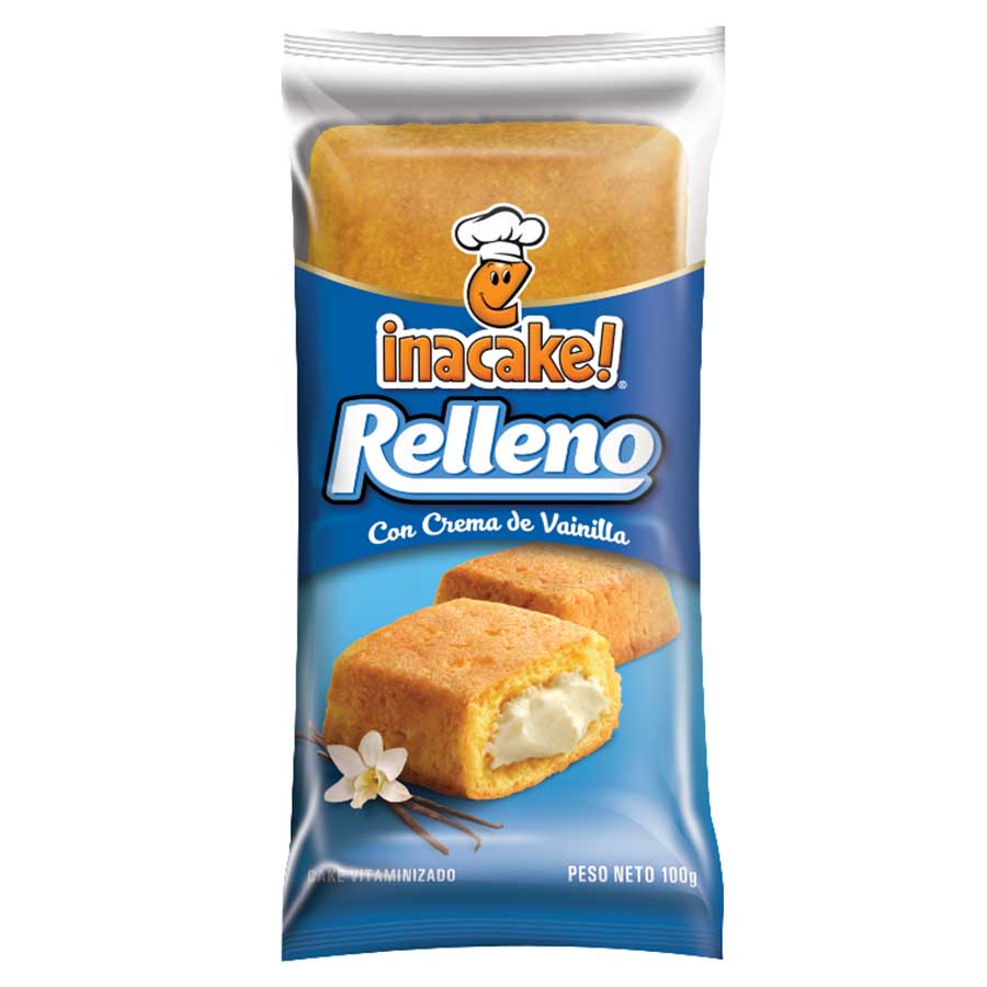 Imagen de Cake inacake relleno vainilla 100 g