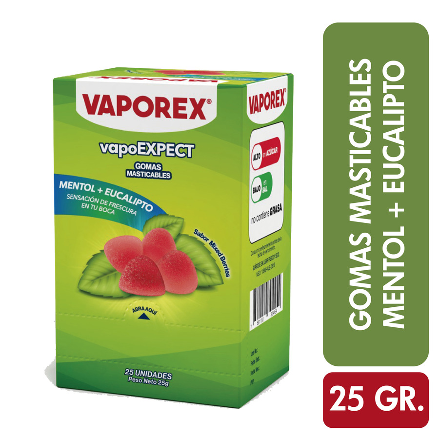 Imagen de Vaporex gomas masticables x 25