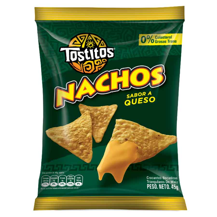 Imagen de  Snacks NACHOS Queso 10440 45 g