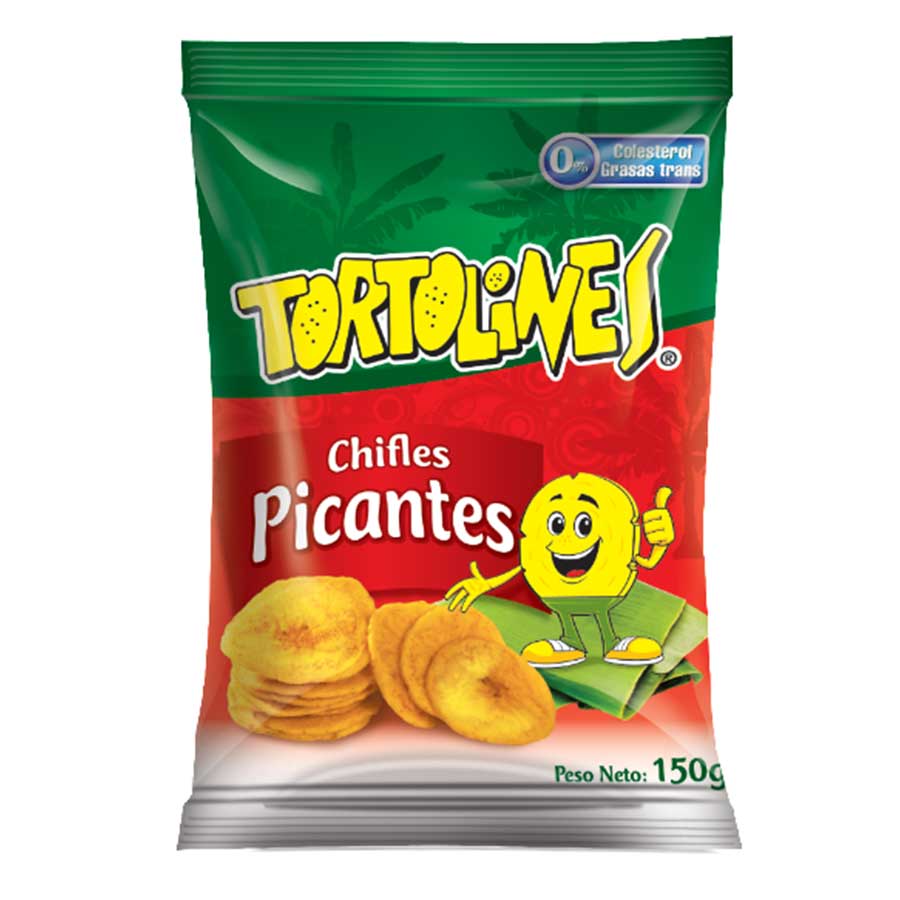 Imagen de  Chifle TORTOLINES Picantes Picante 10443 150 g