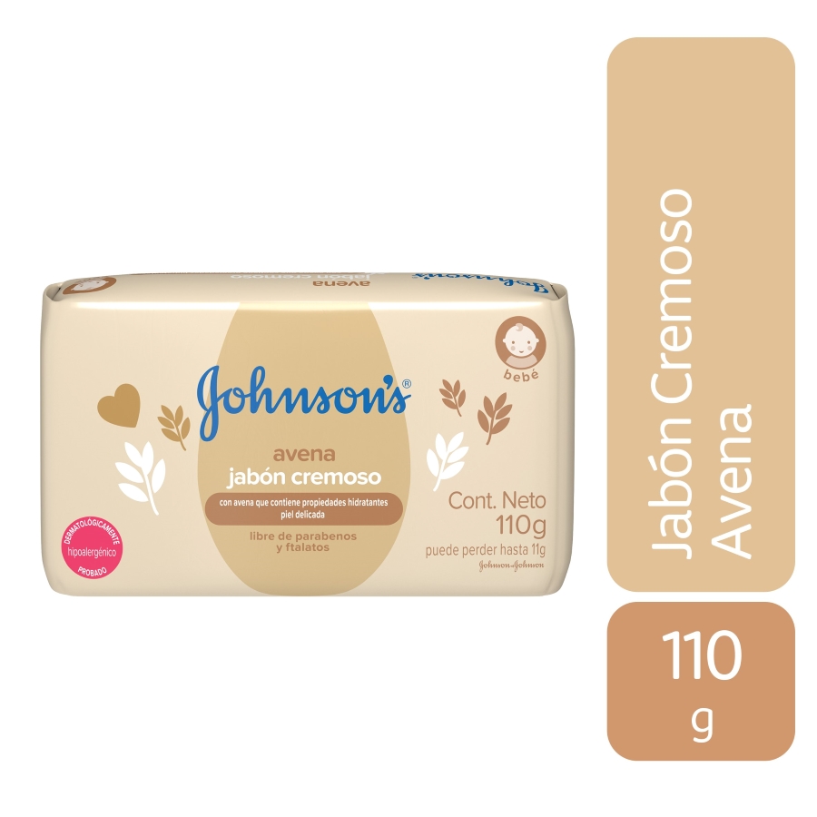 Imagen de Jabón johnson&johnson avena 110gr
