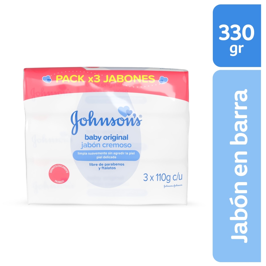 Imagen de  Jabón JOHNSON&JOHNSON Baby Original Cremoso 104523 330 gr